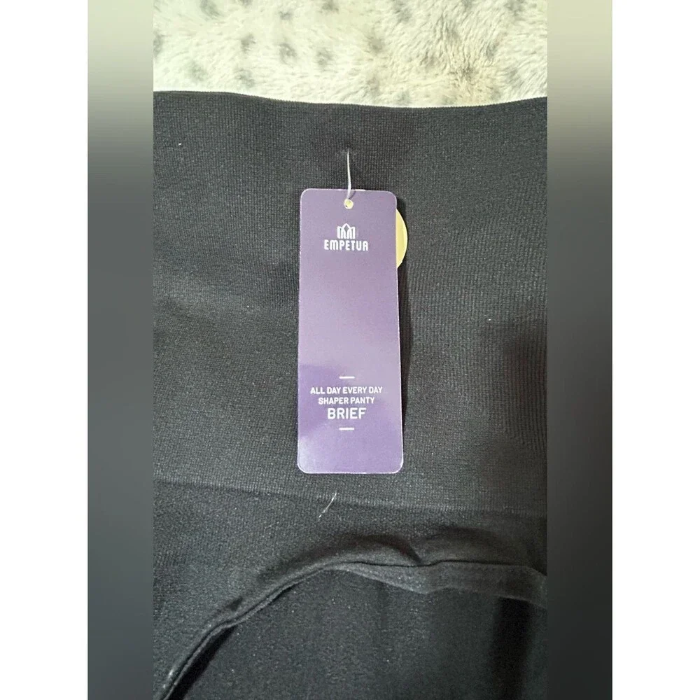 Shapermint 3 Pair Black Large Empetua AllDay Everyday High-Waisted Shaper Panty